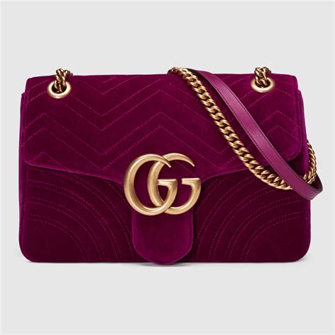 gucci gg marmont velvet replica|authentic gucci marmont small bag.